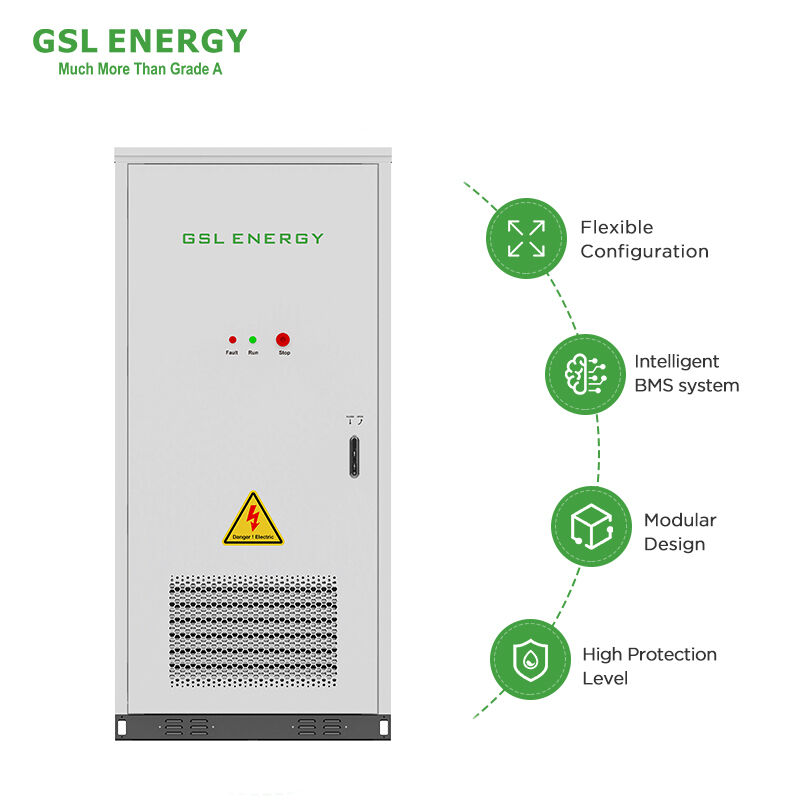 125kVA 232kWh 液体冷却式エネルギー貯蔵キャビネット | GSL ENERGY